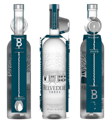 Belvedere Mixology Gift Set Vodka - Bottle Values