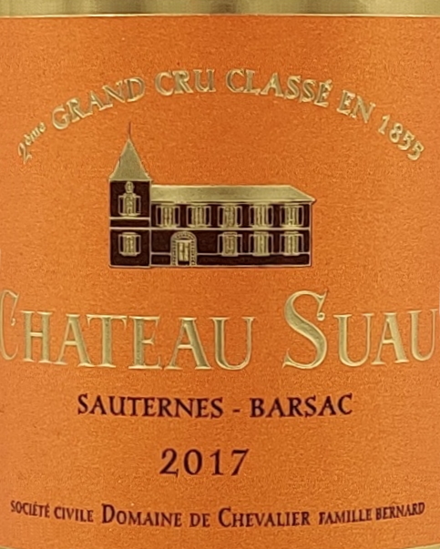Barsac Bottle Values - 2017 Chateau Suau 500ml Sauternes