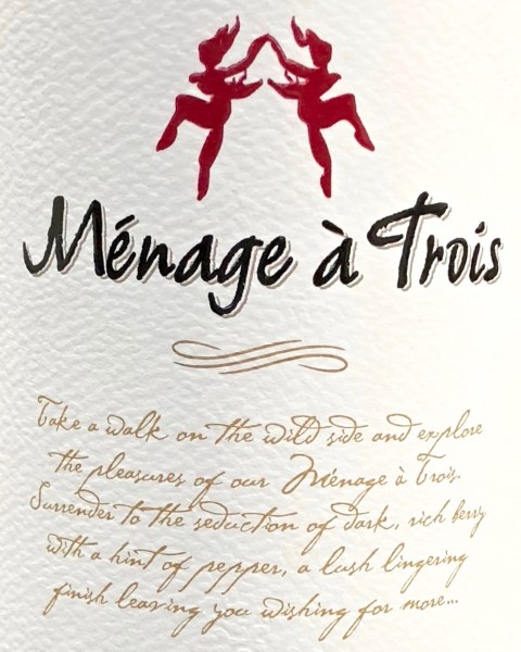 Folie A Deux Menage A Trois Red Blend Bottle Values