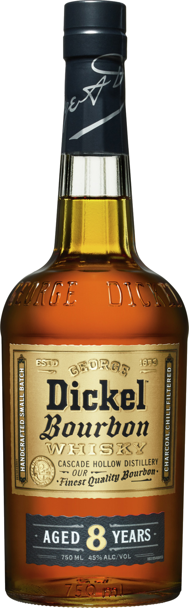 George Dickel Small Batch Bourbon Whisky Aged 8 Years Bottle Values 5189