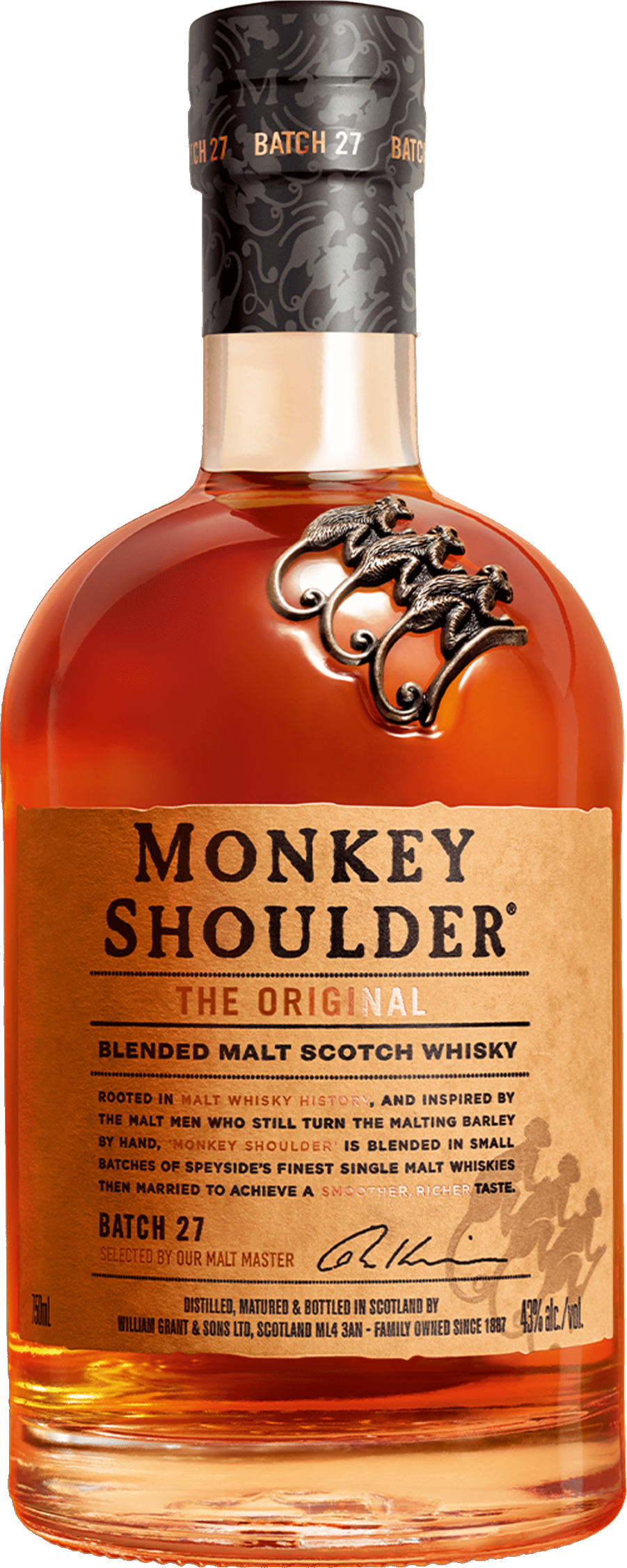 Monkey Shoulder The Original Blended Malt Scotch Whisky – Liquor